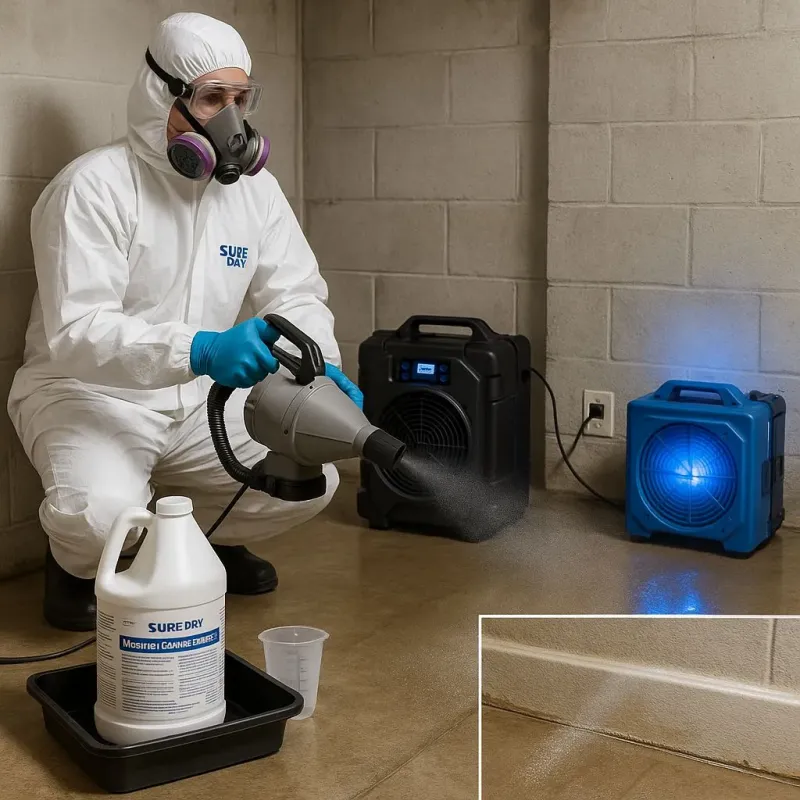 Sanitization and Odor Removal process in Chanhassen, MN